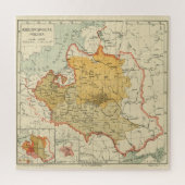  kaart van Polen (1921) Legpuzzel (Verticaal)