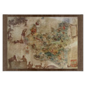  KAART VAN POLEN C.1939 SNIJPLANK (Voorkant)