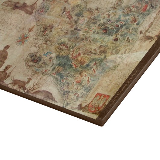  KAART VAN POLEN C.1939 SNIJPLANK (Hoek)