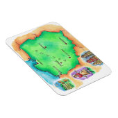 Kaart van Polen Magneet (Rechterzijde)