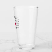 Kaart van Polen, poststempel Glas (Links)