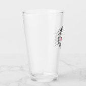 Kaart van Polen, poststempel Glas (Rechts)
