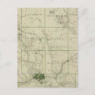 Kaart van Polk County, staat Iowa