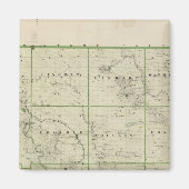 Kaart van Polk County, staat Iowa Magneet (Voorkant)