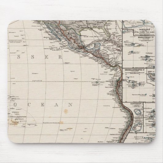 Kaart van polynesie muismat (Voorkant)