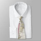  kaart van Pompeii Italië (1832) Stropdas (Gebonden)