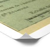 kaart van Port Au Prince Haiti (1899) Poster (Hoek)