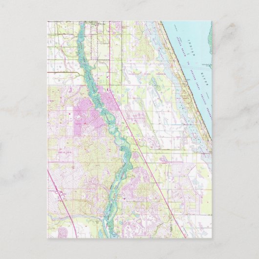  kaart van Port Saint Lucie Florida (1948) (Voorkant)