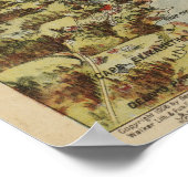  kaart van Portland Maine (1906) Poster (Hoek)