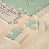  kaart van Portland ME (1906) Legpuzzel (Zijkant)