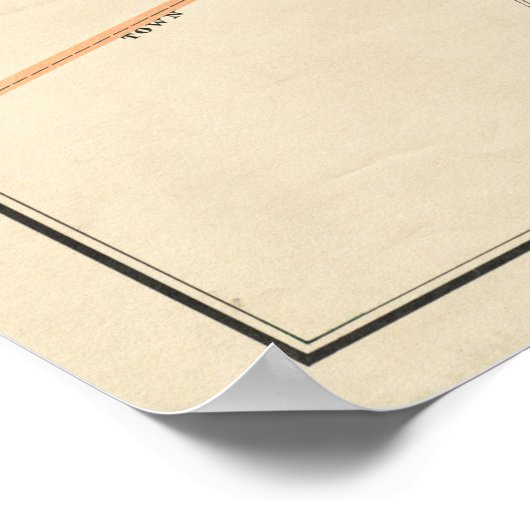  kaart van Portland ME (1906) Poster (Hoek)