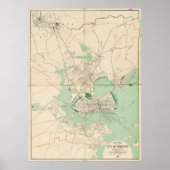  kaart van Portland ME (1906) Poster (Voorkant)