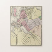  kaart van Portsmouth NH (1877) Legpuzzel (Verticaal)