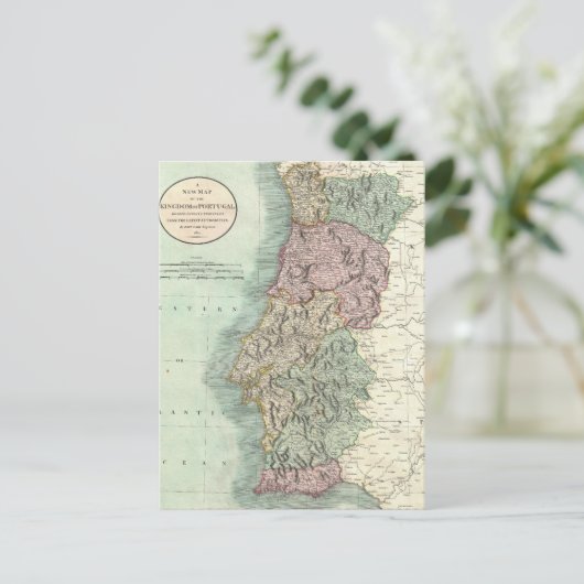  kaart van Portugal (1801) (Staand voorkant)