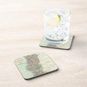  kaart van Portugal (1801) Drankjes Onderzetter (Rechterzijde)