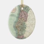  kaart van Portugal (1801) Keramisch Ornament (Rechts)