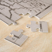  kaart van Portugal (jaren '80) Legpuzzel (Zijkant)