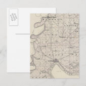 Kaart van Posey County (Voorkant / Achterkant)