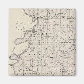 Kaart van Posey County Magneet (Voorkant)