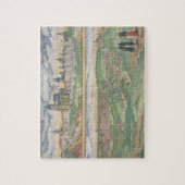 Kaart van Praag, van "Civitates Orbis Terrarum" do Legpuzzel (Verticaal)