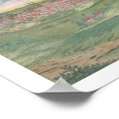 Kaart van Praag, van "Civitates Orbis Terrarum" do Poster (Hoek)