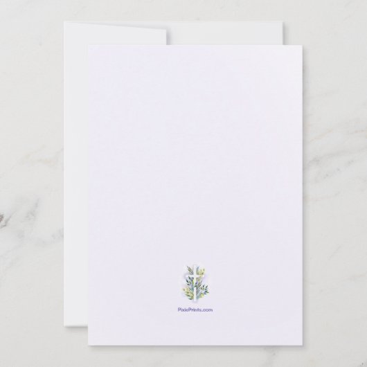 Kaart van predikant (Achterkant)