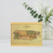 Kaart van Puerto Rico (1886) (Staand voorkant)