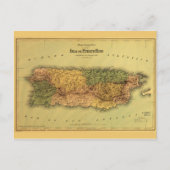 Kaart van Puerto Rico (1886) (Voorkant)