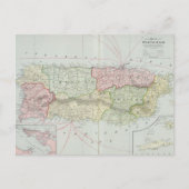  kaart van Puerto Rico (1901) (Voorkant)