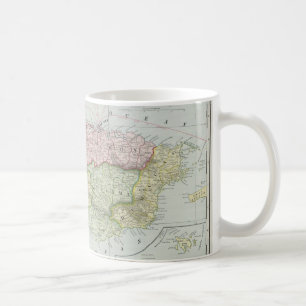 kaart van Puerto Rico (1901) Koffiemok