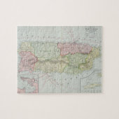  kaart van Puerto Rico (1901) Legpuzzel (Horizontaal)