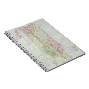  kaart van Puerto Rico (1901) Notitieboek