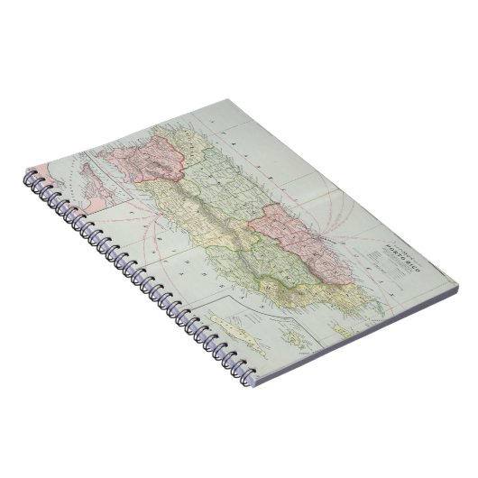  kaart van Puerto Rico (1901) Notitieboek (Rechterzijde)