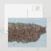  kaart van Puerto Rico (1952) (Voorkant / Achterkant)