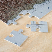  kaart van Puerto Rico (1952) Legpuzzel (Zijkant)