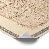 Kaart van Putnam County Poster (Hoek)