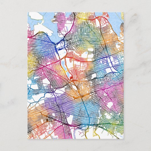 Kaart van Queens New York (Voorkant)