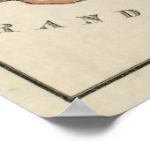  kaart van Quincy MA (1907) Poster (Hoek)