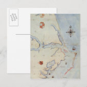 Kaart van Raleigh's Virginia (Voorkant / Achterkant)