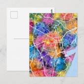 Kaart van Recife Brazilië (Voorkant / Achterkant)