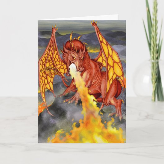 Kaart van Red Dragon Valentijns (Voorkant)