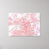  kaart van Reno Nevada (1967) Canvas Afdruk (Voorkant)