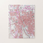  kaart van Reno Nevada (1967) Legpuzzel (Verticaal)