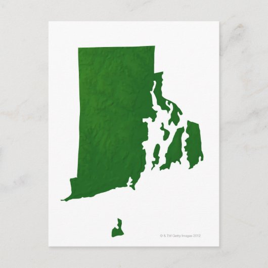 Kaart van Rhode Island 2 (Voorkant)