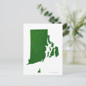 Kaart van Rhode Island 2 (Staand voorkant)