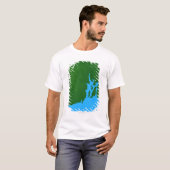 Kaart van Rhode Island T-shirt (Voorkant volledig)