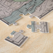  kaart van Richmond VA (1914) Legpuzzel (Zijkant)