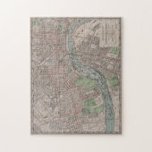  kaart van Richmond VA (1914) Legpuzzel (Verticaal)