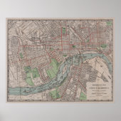  kaart van Richmond VA (1914) Poster (Voorkant)