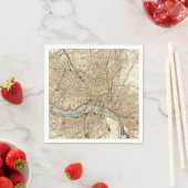  kaart van Richmond Virginia (1934) Servet (Insitu)